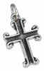 Channel Christian Religious Scrolled Cross Charm