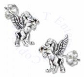 Pegasus Post Earrings