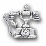 Antique Sultan Style Desk Phone 3D Charm