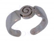 Unique Archimedes Spiral Adjustable Toe Ring