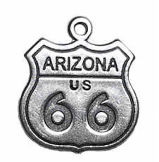 Arizona Route 66 Sign Charm - Click Image to Close