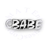 The Word BABE Charm
