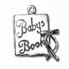 Baby Book With Bow 3D Charm