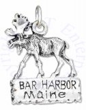 Bar Harbor Maine Moose Charm