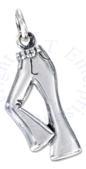 Womens Bell Bottoms Jeans Pants Charm - Click Image to Close