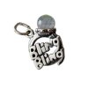 3D Big Large Crystal Stone Engagement Ring Charm Words Bling Bling