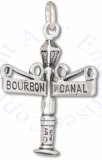 3D Bourbon St And Canal St Street Sign Charm