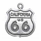 California Route 66 Sign Charm
