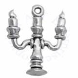 Candelabra With Candles 3D Charm
