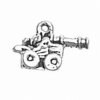 3D Small Pirate Or Warship Military War Cannon Charm