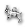 3D Small Jumping Or On Hind Legs Capricorn Goat Charm