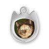 One Sided Cat Head Shaped Picture Frame Charm