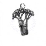 Sterling Silver 3D Celery Stalks Charm