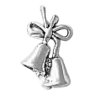 3D Bow With Christmas Or Wedding Bells Charm