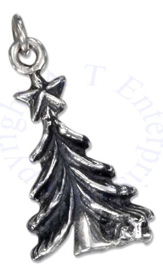 Christmas Tree Star Charm - Click Image to Close