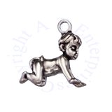 3D Crawling Baby In Diaper Charm