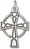 Celtic Cross In Circle Religious Christian Charm
