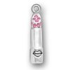 3D Pink Crystals Tube Of Lip Stick Charm