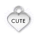 CUTE Valentines Candy Heart Charm