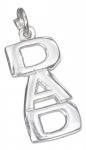 Vertical DAD Word Charm