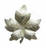 Vintage Sterling Silver Canadian Detailed Maple Leaf Brooch Pin