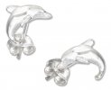 Small Dolphin Post Earrings