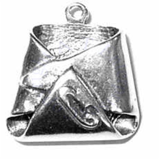 3D Cloth Diaper With Safety Pin Charm - Click Image to Close
