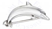 Jumping Dolphin Or Porpoise Pin Brooch