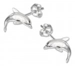 Dolphin Post Earrings