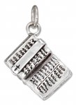 3D Open Holy Bible Bookmark Charm