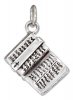 3D Open Holy Bible Bookmark Charm