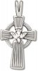 Catholic Celtic Cross With Dove Charm
