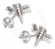 Small Dragonfly Post Earrings