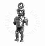 Drummer Playing Drum 3D Charm