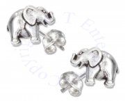 Elephant Post Earrings