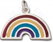Enameled Colorful Rainbow Charm