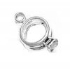 3D Engagement Or Wedding Diamond Ring Charm