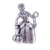 Fairy Godmother With Wand Pointed At Pumpkin 3D Charm