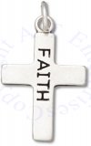 Faith Religious Christian Cross Charm