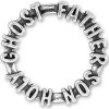 FATHER SON HOLY GHOST Message Circle Ring Christian Religious Charm