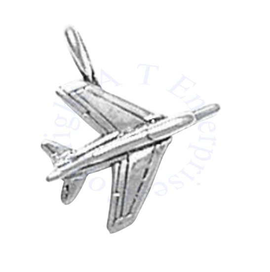Jet Fighter Plane 3D Charm - Click Image to Close