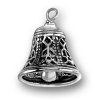 3D Sounding Moveable Clapper Filigree Bell Instrument Charm