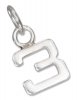 Lined Number Three 3 Charm