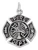 Fireman's Medal Charm