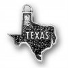 Flat Map State Of Texas Charm With TEXAS Word