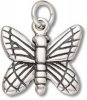 Fluttering Detailed Butterfly Charm