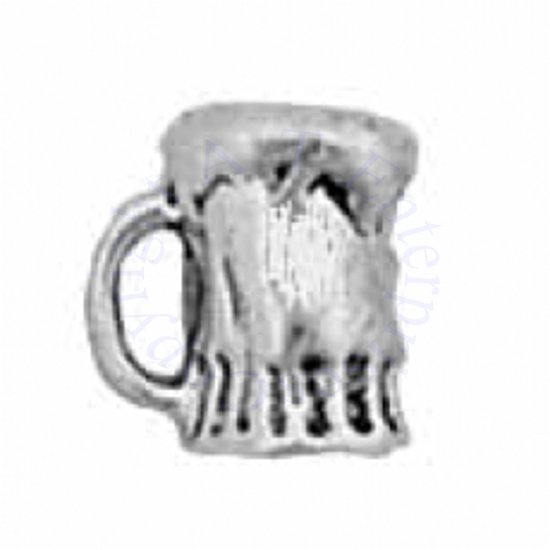 Foaming Beer Mug 3D Charm - Click Image to Close