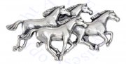 Horse Herd Animal Brooch Pin