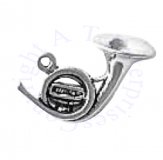 Musical Instrument French Horn 3D Charm