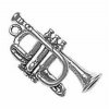 Instrument French Trumpet 3D Charm